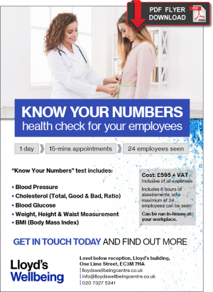 Download PDF Flyer for LWC services - Know Your Numbers