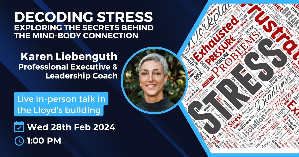 Lunchtime Talk - Decoding Stress and exploring the mind-body connection
