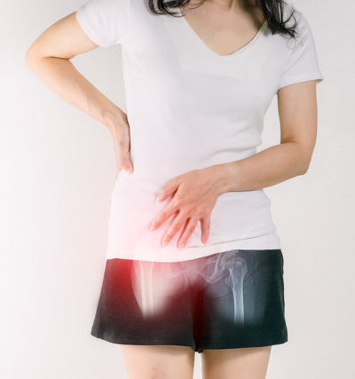 Image of woman with hip pain